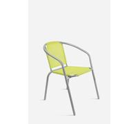 Silla de Jardín de Metal con Lona Verde - CONJUNTO: Pack 2