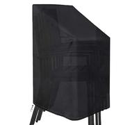 Silla de jardín - de silla de exterior duradera 210D, resistente a las manchas, material duradero con cordón seguro | Protección contra la intemperie para meu