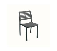 Silla de Jardín IPAE Resina S Bracos Mistral Antracite