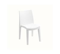Silla de Jardín Lady IPAE-PROGARDEN sin reposabrazos (Blanca - 55 x 48 x 86 cm)