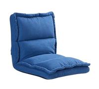 Silla de juego acolchada con soporte de respaldo, asiento plegable para adultos, ideal para leer, meditar y dormir