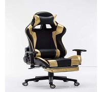 Silla de Juego Profesional para Oficina en casa, Silla ergonómica para computadora con función reclinable y diseño de Anclaje de Altura Ajustable para Amantes de los Juegos, Silla de Carrera