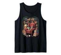 Silla de Lectura acogedora Dark Academia Aesthetic Camiseta sin Mangas