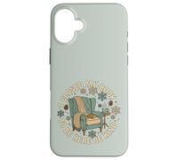 Silla de Lectura de Invierno Coffee Kindness Cozy Bookworm Carcasa para iPhone 16 Plus
