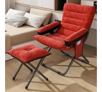 Silla de lectura plegable portátil ajustable para sala de estar y dormitorio, silla de salón que ahorra espacio, muebles elegantes