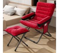 Silla de lectura plegable portátil para sala de estar y dormitorio, elegante y cómoda, diseño que ahorra espacio, ideal para relajarse
