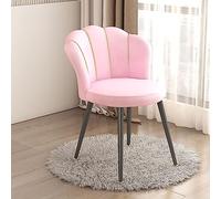 Silla de maquillaje con respaldo, elegante taburete de maquillaje para dormitorio, sala de estar y vestidor, cómodas sillas de maquillaje para mujer