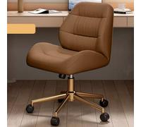 Silla de Maquillaje ergonómica con Ruedas y Asiento Giratorio de Altura Ajustable con ángulo de inclinación para una Rutina de Belleza cómoda.