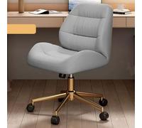 Silla de Maquillaje ergonómica con Ruedas y Asiento Giratorio de Altura Ajustable con ángulo de inclinación para una Rutina de Belleza cómoda.