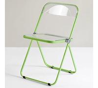 Silla de maquillaje plegable portátil, cómodo taburete con respaldo rojo para tiendas de ropa, uso en exteriores e interiores, ideal para ocio y computadora, ahorra espacio y es conveniente