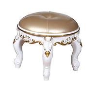 Silla de maquillaje, taburete cuadrado de tela con asiento acolchado impermeable, reposapiés rectangular para vestidor, capacidad de carga 175 kg