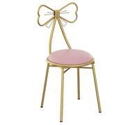 Silla de maquillaje, taburete de tocador suave para niñas, sala de estar, dormitorio, salón de belleza, diseño elegante y cómodo