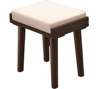 Silla de Maquillaje tapizada con Estructura de Madera: Asiento cómodo para Maquillaje en el Dormitorio, Comedor, Porche y Piano.