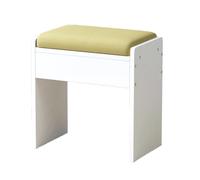 Silla de Maquillaje tapizada Gris, Taburete de tocador con Gran Capacidad de Carga para Dormitorio, Sala de Estar y Piano, Taburete para Zapatos con Patas Curvas.