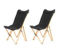 Silla de mariposa plegable portátil, silla de luna para acampar al aire libre, pesca y viajes, construcción de lona duradera, diseño compacto, ideal para barbacoas y aventuras de conducción autónoma