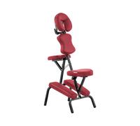 Silla de masaje portátil - 160 kg - Rojo | physa