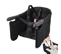 Silla de mesa infantil: arnés ajustable del asiento de alimentación, silla de altura plegable | Silla de refuerzo de espacio eficiente para la cocina, asiento para bebés para bebés, sujetador de conex