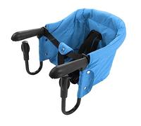 Silla de Mesa Rápida, Silla de Gancho Plegable Portátil Compacta para Bebés de 6 a 36 Meses y Dentro de 40 Lb, Se Fija a la Seguridad del Asiento de la Silla de Mesa Rápida para (Azul)