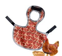 Silla de montar para gallinas - Reusable Lavable Protector Dorsal Con Correa Ajustable,Protector Dorsal Gallina | Para Pollitos, Aves De Corral, Ganado, Mascotas, Gallinas Cluecas, Muda, Exterior E In