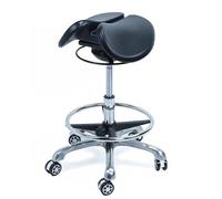 Silla de Montar para higienista Dental, Silla de Montar, Silla giratoria ergonómica con Ruedas y Altura Ajustable, Silla de Oficina para clínica, Dentista, SPA, salón de masajes, Estudio, A2