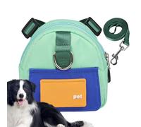 Silla De Montar para Perros: Alforja para Perros, Arnés De Mochila | Cómoda Mochila con Arnés Paraa Mascotas con Bolsas De Transporte Integradas Par Perross, De Transporte Ergonómico Parra V