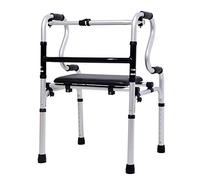 Silla de muletas para Ancianos, bastón multifunción para Caminar, Marco de pie para discapacitados, bastón Antideslizante para Caminar con la Familia del Hospital Present