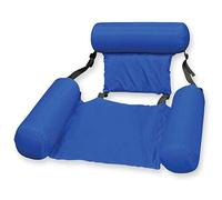 Silla de natación, hamaca inflable para agua, tumbona plegable para piscina con respaldo, cama flotante para piscina y playa.