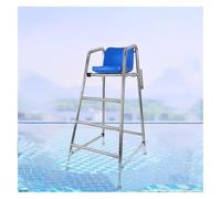 Silla de observación de acero inoxidable para seguridad y rescate en la piscina, duradera para uso en terraza, patio, playa
