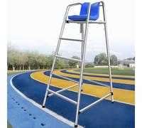 Silla de observación de acero inoxidable, resistente, capacidad de 300 kg para seguridad en la piscina y supervisión de canchas de tenis
