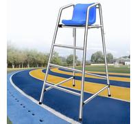 Silla de observación de acero inoxidable, resistente, capacidad de 300 kg para seguridad en la piscina y supervisión de canchas de tenis