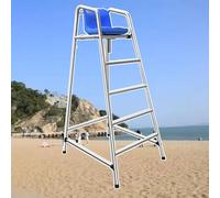 Silla de observación de salvavidas ajustable para mayor seguridad y visibilidad en playas y piscinas, ideal para salvar vidas y arbitraje de competencia