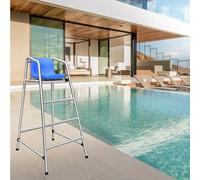 Silla de observación para salvavidas, silla de salvavidas para parque acuático, equipo salvavidas, silla de árbitro y director desmontable, altura de mostrador resistente para adultos, sillas con
