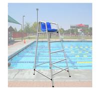 Silla de observación salvavidas de acero inoxidable para piscinas, parques acuáticos y playas, solución de seguridad resistente al aire libre