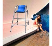 Silla de observación salvavidas, silla de piscina multifuncional para parque acuático y piscina, asiento de árbitro desmontable independiente
