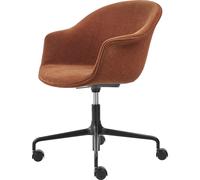Silla de Oficina Bat Tapizada Negro Mate/Belsuede Special 133
