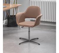 Silla de oficina con respaldo alto y diseño con reposabrazos cruzados, giratorio ajustable, ideal para estudiar y reuniones (rosa) Octopus feet