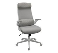 Silla de oficina Cougar CGR-STD-ASW ergonómica blanca con reposabrazos ajustables