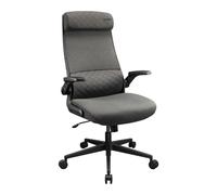 Silla de oficina Cougar CGR-STD-GRB ergonómica gris tela reposabrazos ajustable