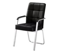 Silla de oficina de cuero ergonómica PU para sillas de juego en el hogar silla de escritorio para el vestíbulo de escritorio de recepción y sala de conferencias de color rojo (sin ruedas) Octopus
