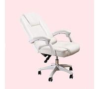 Silla de oficina de la oficina girada de cuero de cuero alto con soporte lumbar y diseño ergonómico jefe de la espalda y silla de juegos deportivos para niñas lindo almuerzo beige Octopus feet
