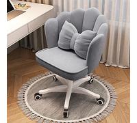 Silla de oficina de terciopelo Silla de acento ajustable con diseño ergonómico Silla de oficina tapizada giratoria de 360 ° para sala de estar y dormitorio Octopus feet