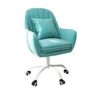 Silla de oficina de terciopelo, silla de maquillaje ajustable, silla giratoria para el hogar, oficina, sala de estar, dormitorio, comodidad elegante y asiento versátil