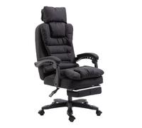 Silla de Oficina ejecutiva de Tela con reposacabezas, Respaldo Ajustable y Brazos, Silla de Escritorio giratoria de 360° Resistente para Oficina en casa y Juegos (Negro) Octopus Feet