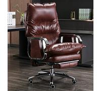 Silla de oficina ejecutiva ergonómica, silla de escritorio de respaldo alto con soporte lumbar, función giratoria, reposabrazos abatibles, diseñada para usuarios grandes y altos