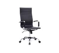 Equip Silla de oficina 651001 Asiento y respaldo acolchados Negra