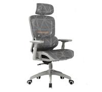 Silla de Oficina Erergonómica de Malla Ordenador Escritorio Sillas de Escritorio Respaldo Apoyo Lumbar Reposabrazos 3D Ajustables Reposacabezas Giratorio Deberes en casa Juegos