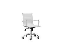Silla de oficina ergonómica 89-99x64 cm Lucy Blanco