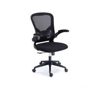 Silla de oficina ergonómica 98-108x64 cm Lexi Tejido Negro - Transpirable