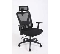 Silla de oficina ergonómica activejet t5 negra