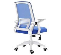Silla de Oficina ergonómica Ajustable con Soporte Lumbar, Silla de Escritorio ejecutiva giratoria, Respaldo de Malla, reposabrazos Plegables, Ideal para el hogar y la Oficina, 60 x 60 x 88-9